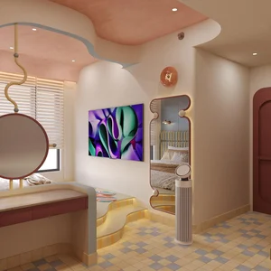 Vibrant Mid-Century Modern Gen Z Apartment Design at Celesta Rise T4 Saigon - image 3
