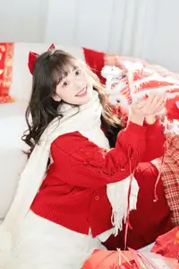 YiTuYu Vol.8524: Xia Yu Xiao Nian Embraces Lunar New Year in Radiant Red Sweater Style - image 23