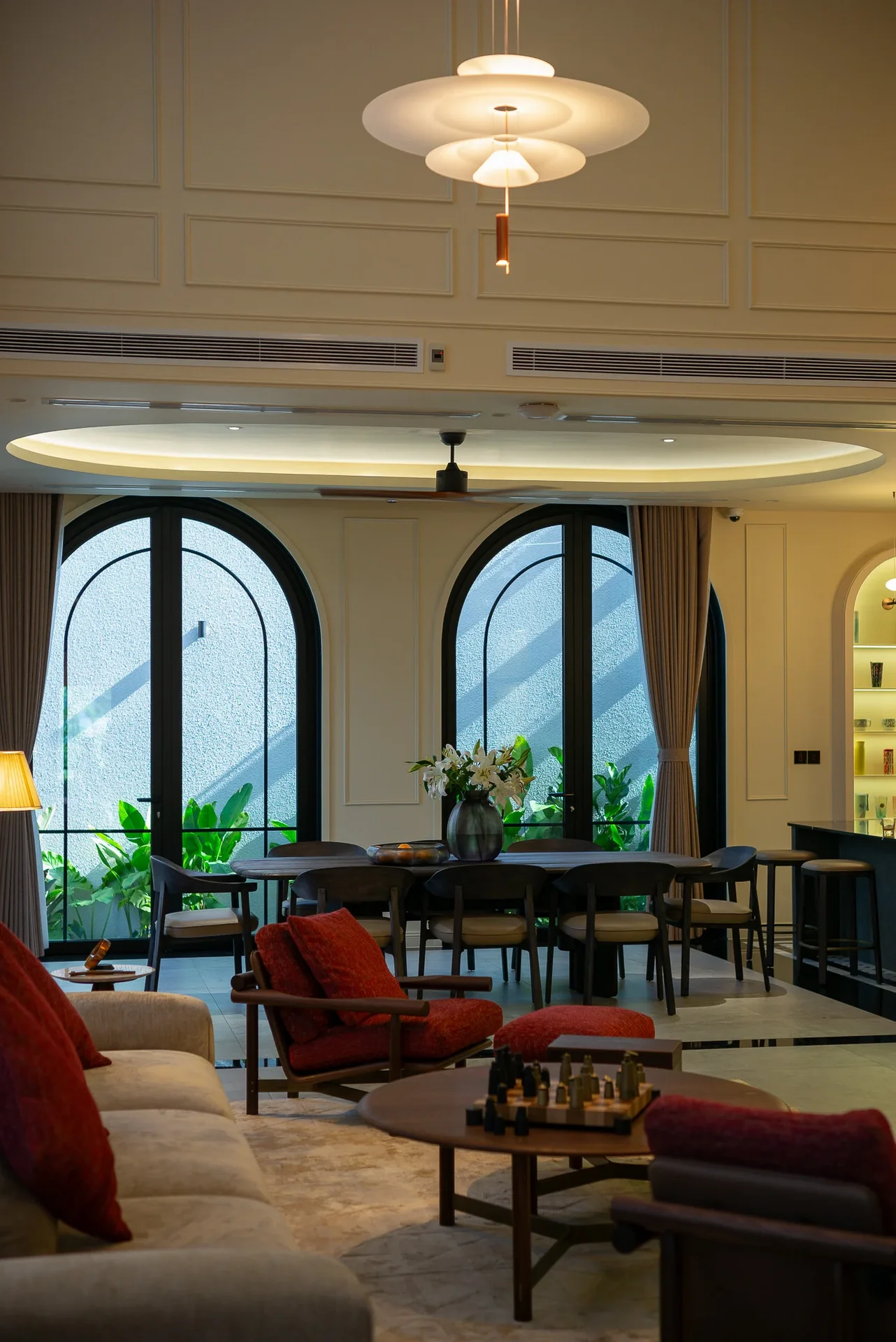 Mr Cuong Villa: A Minimalist Neoclassical Riverside Masterpiece on the Saigon River