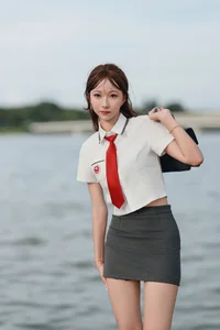 Captivating Portraits: YiTuYu Art Language Vol.7392 Featuring the Graceful Zhou Zhou - image 5