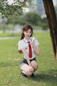 Captivating Portraits: YiTuYu Art Language Vol.7392 Featuring the Graceful Zhou Zhou - image 16