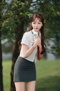 Captivating Portraits: YiTuYu Art Language Vol.7392 Featuring the Graceful Zhou Zhou - image 9
