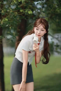 Captivating Portraits: YiTuYu Art Language Vol.7392 Featuring the Graceful Zhou Zhou - image 12