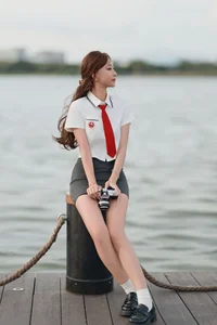 Captivating Portraits: YiTuYu Art Language Vol.7392 Featuring the Graceful Zhou Zhou - image 21