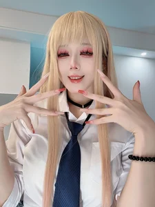 Coser@九言 (Jiu Yan) - Marin Kitagawa 喜多川海梦 Cosplay (59P-5V) - image 9