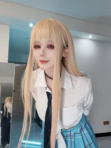 Coser@九言 (Jiu Yan) - Marin Kitagawa 喜多川海梦 Cosplay (59P-5V) - image 0