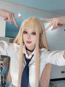 Coser@九言 (Jiu Yan) - Marin Kitagawa 喜多川海梦 Cosplay (59P-5V) - image 3