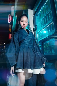 Model Xuan Lan and Daughter Showcase Stunning Street Style in Tokyo Night Photoshoot - image 7