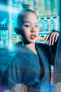Model Xuan Lan and Daughter Showcase Stunning Street Style in Tokyo Night Photoshoot - image 1