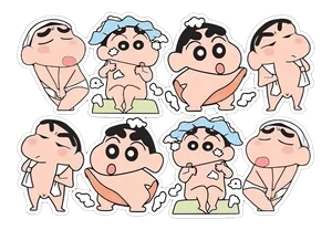 Ultimate Collection of Fun and Trendy Crayon Shin-Chan Stickers for Digital Chat - image 11