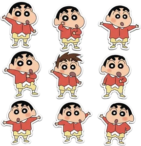 Ultimate Collection of Fun and Trendy Crayon Shin-Chan Stickers for Digital Chat - image 16