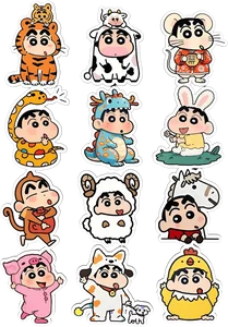 Ultimate Collection of Fun and Trendy Crayon Shin-Chan Stickers for Digital Chat - image 38