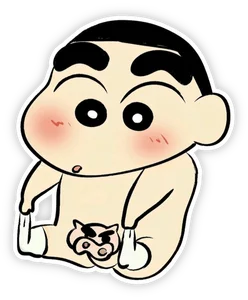 Ultimate Collection of Fun and Trendy Crayon Shin-Chan Stickers for Digital Chat - image 33