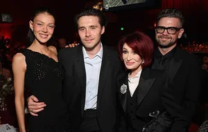 Brooklyn Beckham and Nicola Peltz Beckham’s Glamorous Red Carpet Appearance at Elton John’s Iconic Oscar Party - image 1