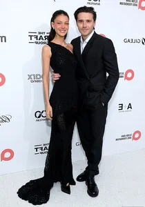Brooklyn Beckham and Nicola Peltz Beckham’s Glamorous Red Carpet Appearance at Elton John’s Iconic Oscar Party - image 0