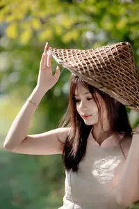 Ethereal Beauty Amidst Green Nature | Stunning Outdoor Portrait - image 6