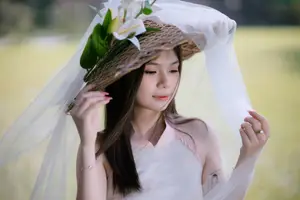 Ethereal Beauty Amidst Green Nature | Stunning Outdoor Portrait - image 5