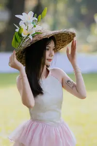 Ethereal Beauty Amidst Green Nature | Stunning Outdoor Portrait - image 4