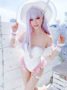 Ethereal Charm: Ely_eee Captivates in the Stunning Plymouth Swimsuit Collection - image 5