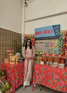 Vietnamese Celebrities Shine in Traditional Ao Dai for Lunar New Year 2024 Celebrations - image 29
