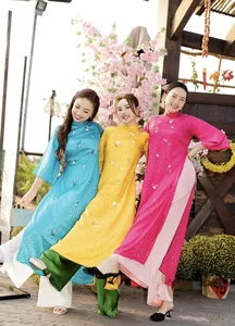 Vietnamese Celebrities Shine in Traditional Ao Dai for Lunar New Year 2024 Celebrations - image 19