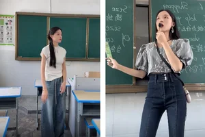 Viral Chinese English Teacher Captivates the Internet with Her 'Cực Phẩm' Style - image 2