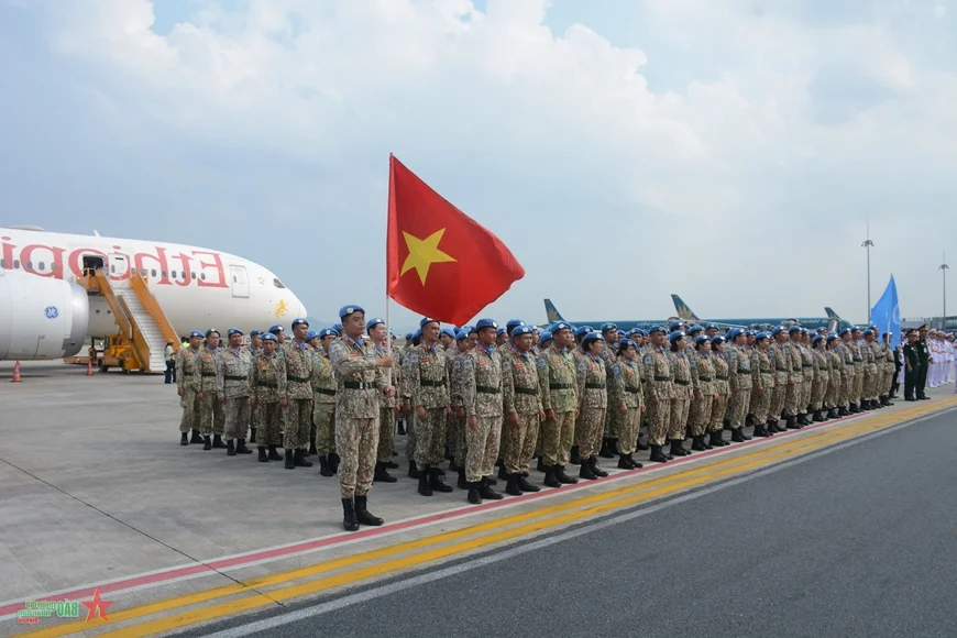 Vietnam Military Engineering Unit No. 2 Completes UN Peacekeeping Mission