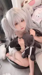 Seele Maimai White Twin Pigtails: Sweet Charm of an Anime-Style Girl - image 0