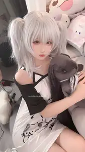 Seele Maimai White Twin Pigtails: Sweet Charm of an Anime-Style Girl - image 2