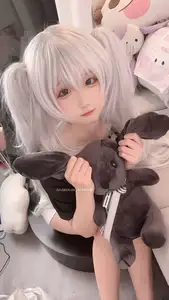 Seele Maimai White Twin Pigtails: Sweet Charm of an Anime-Style Girl - image 9