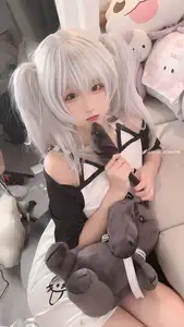 Seele Maimai White Twin Pigtails: Sweet Charm of an Anime-Style Girl - image 7