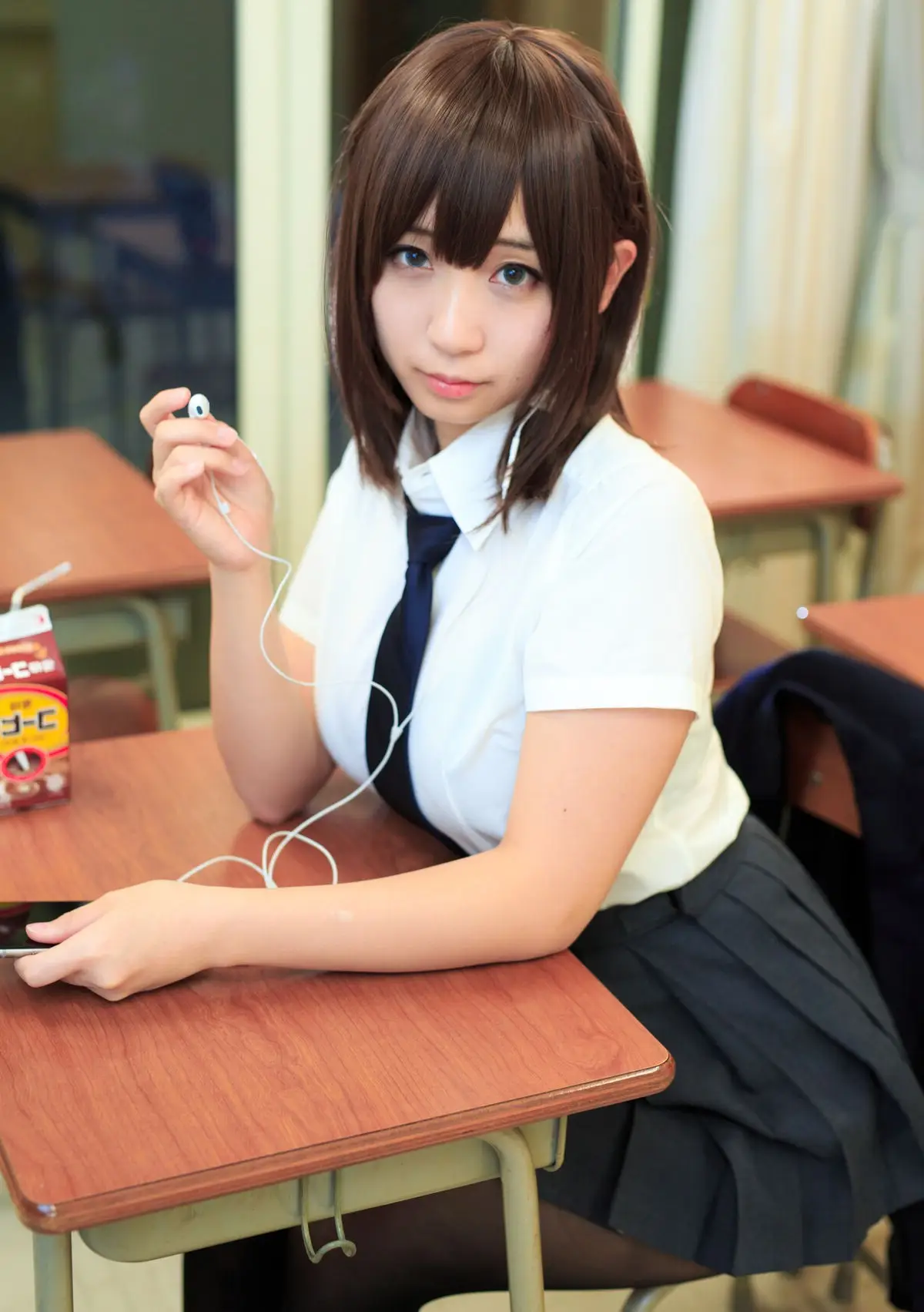 Moe Iori in School Uniform: Pure Charm of "Monday's Child" Part03.