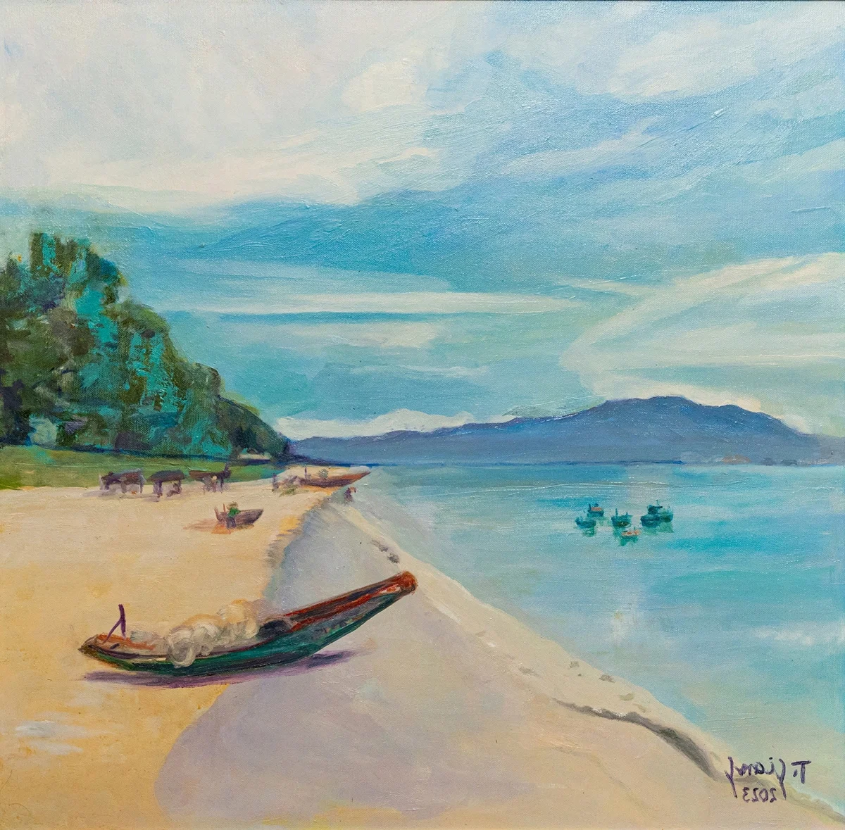 The Soul of the Countryside: Exploring the Artistic Paintings of Tra Giang