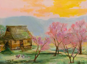 The Soul of the Countryside: Exploring the Artistic Paintings of Tra Giang - image 1