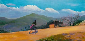 The Soul of the Countryside: Exploring the Artistic Paintings of Tra Giang - image 7
