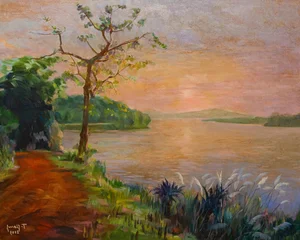 The Soul of the Countryside: Exploring the Artistic Paintings of Tra Giang - image 9