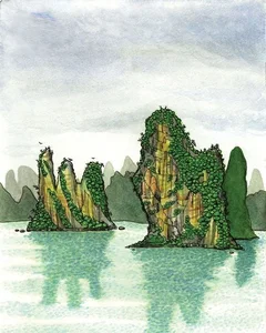 Breathtaking Ha Long Bay Art Gallery: Inspiring Paintings of Vietnam’s Natural Wonder - image 30