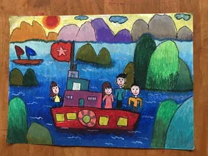 Breathtaking Ha Long Bay Art Gallery: Inspiring Paintings of Vietnam’s Natural Wonder - image 32