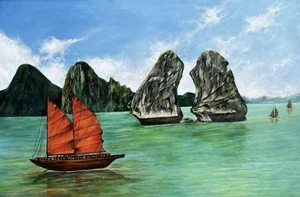 Breathtaking Ha Long Bay Art Gallery: Inspiring Paintings of Vietnam’s Natural Wonder - image 16