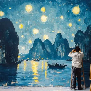 Breathtaking Ha Long Bay Art Gallery: Inspiring Paintings of Vietnam’s Natural Wonder - image 7