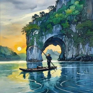 Breathtaking Ha Long Bay Art Gallery: Inspiring Paintings of Vietnam’s Natural Wonder - image 13