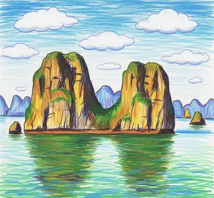 Breathtaking Ha Long Bay Art Gallery: Inspiring Paintings of Vietnam’s Natural Wonder - image 21
