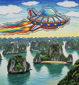 Breathtaking Ha Long Bay Art Gallery: Inspiring Paintings of Vietnam’s Natural Wonder - image 17