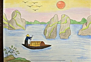Breathtaking Ha Long Bay Art Gallery: Inspiring Paintings of Vietnam’s Natural Wonder - image 35