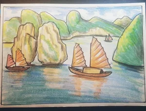 Breathtaking Ha Long Bay Art Gallery: Inspiring Paintings of Vietnam’s Natural Wonder - image 36