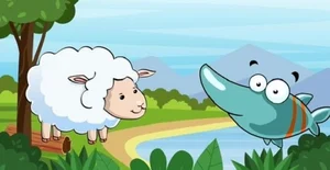 Fairy Tales for Kids: The Touching Story of the Little Lamb and the Little Fish - image 4