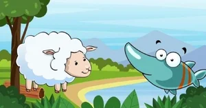 Fairy Tales for Kids: The Touching Story of the Little Lamb and the Little Fish - image 5