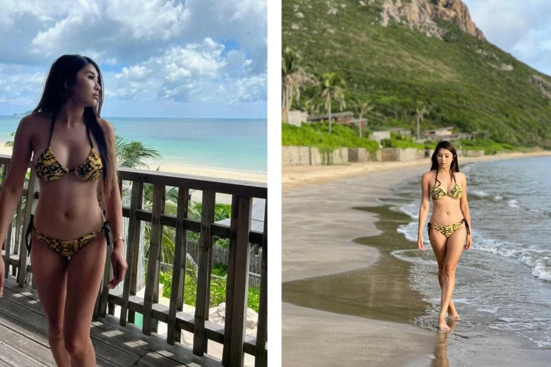 Jennifer Pham's Sister-in-Law Rivals Beauty Queens in Stunning Bikini and Luxury Brand Fashion