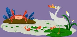 The Classic Fairy Tale of the Crane, the Crab, and the Fish - image 0