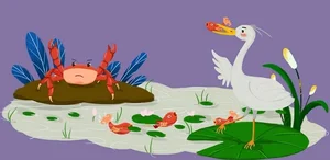 The Classic Fairy Tale of the Crane, the Crab, and the Fish - image 1